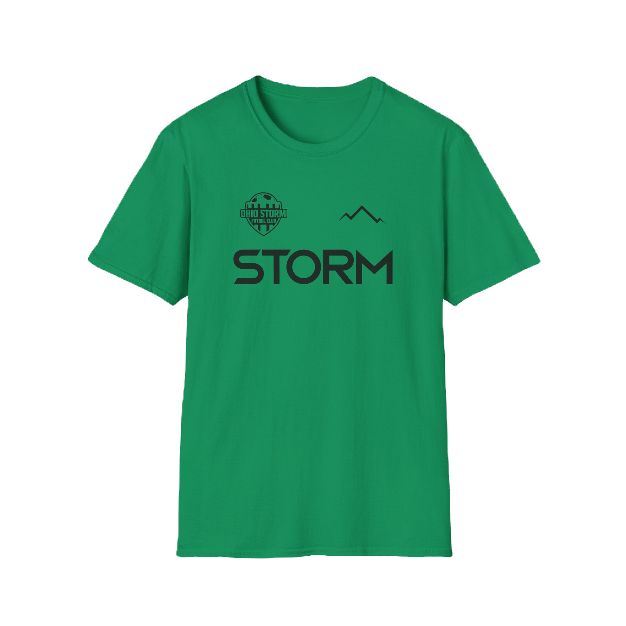 'STORM' Black Wordmark Softstyle® Unisex Cotton T-Shirt