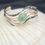 Thumbnail: Peter James Sterling Silver & Gold Filled Prehnite Green Tourmaline Quartz ston