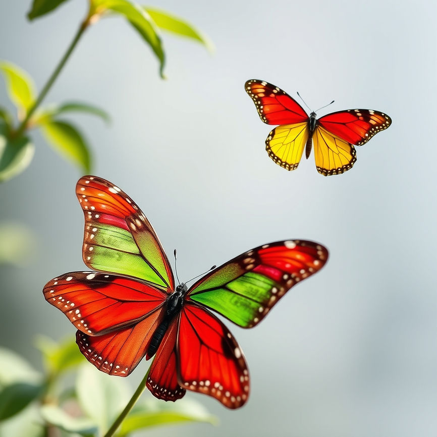 Red, green and yellow Butterflies.jpg