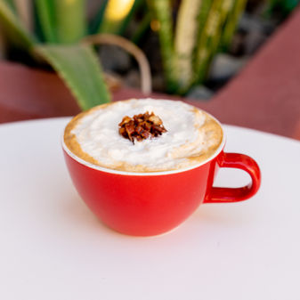 Hot Nutty Caramel Latte