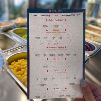 Salad Menu Bar