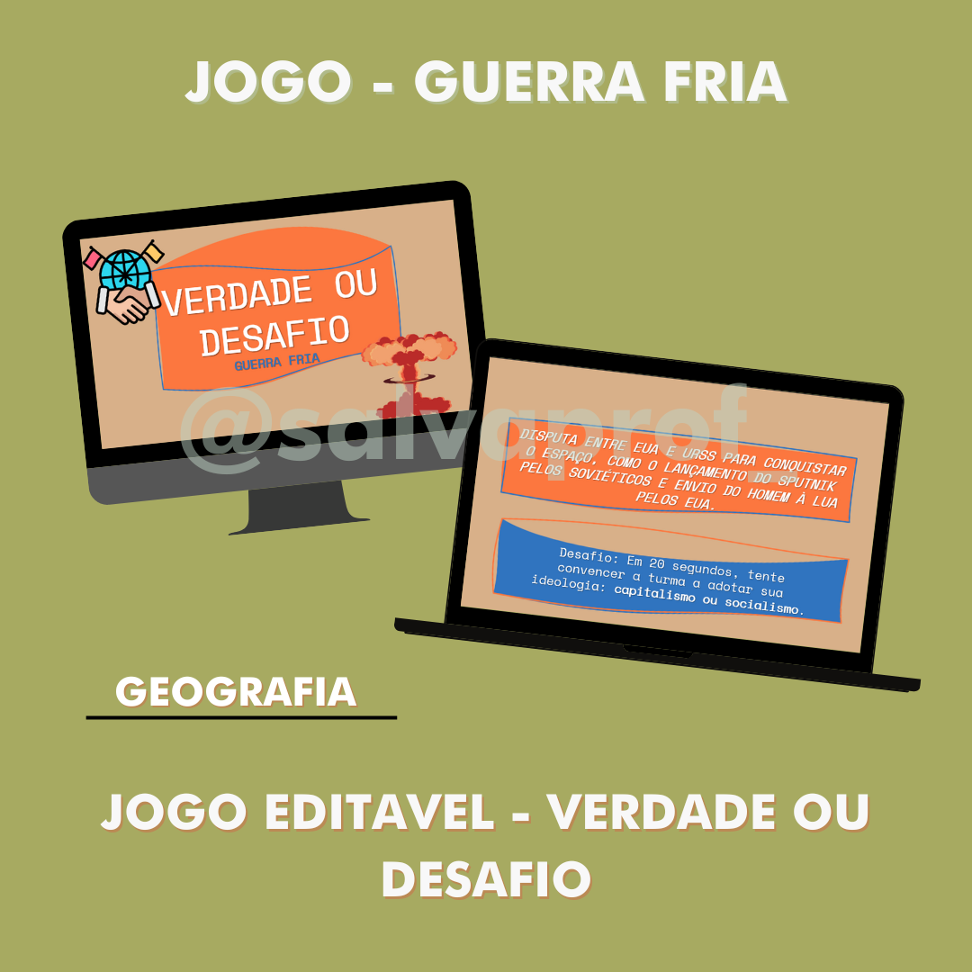 JOGO - Verdade ou Desafio Guerra Fria