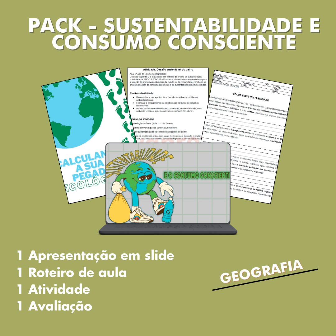 PACK - Sustentabilidade e Consumo Consciente