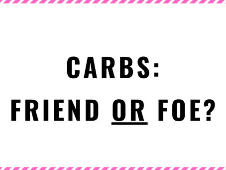 more carbs or less carbs?