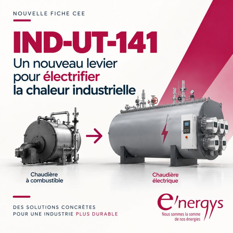 ENER-A - 1) Electrification des chaudières industrielles / 2) Maitrise de l'énergie réactive