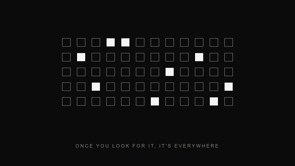 Once you look for it, it is everywhere