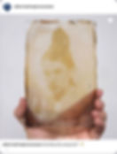 Printing photographs on kombucha