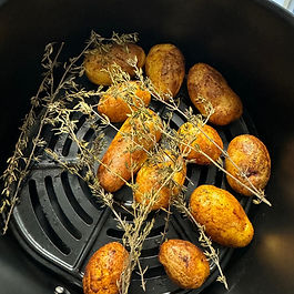 the inside of an air fryer machine