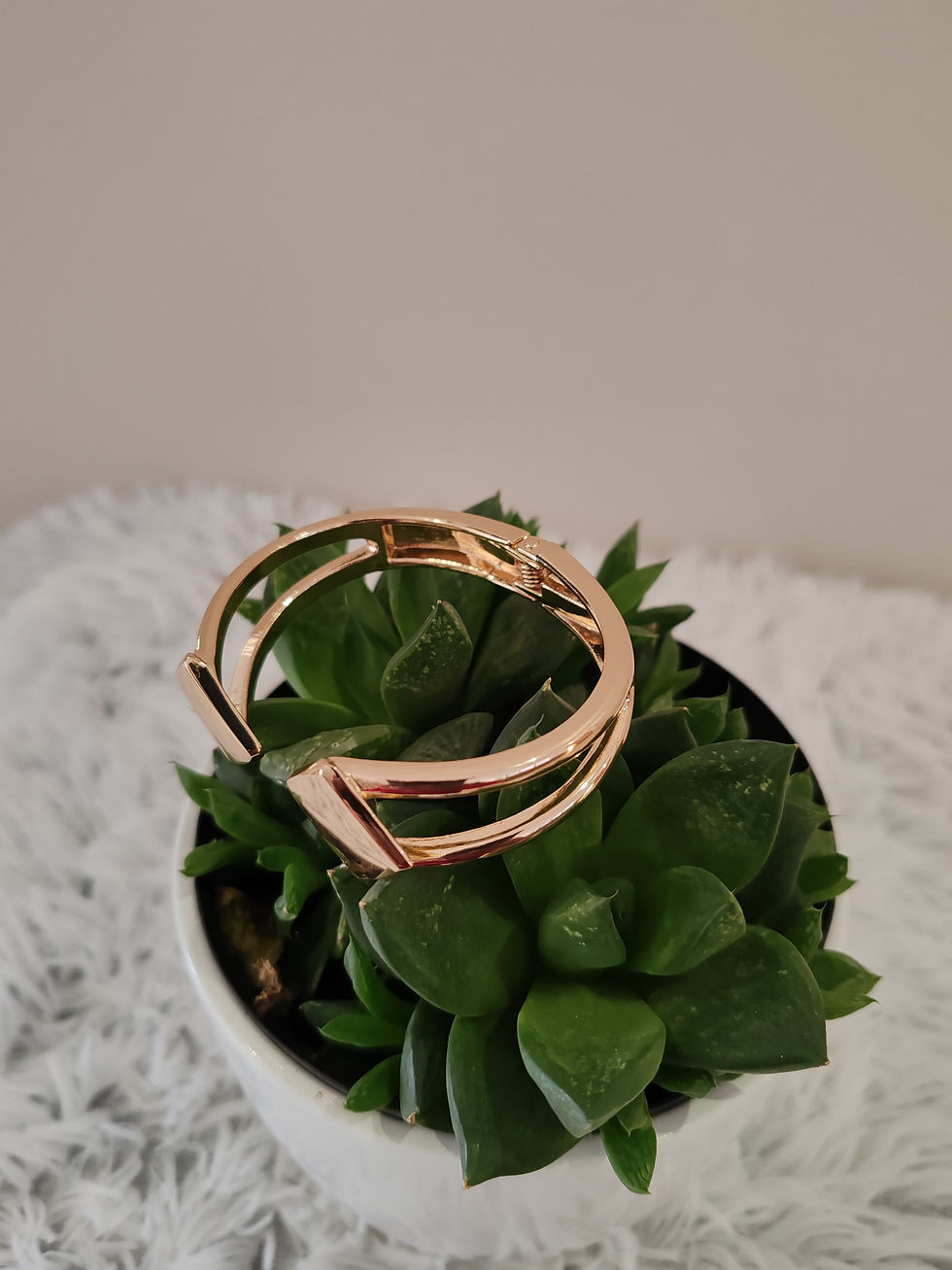 Thumbnail: Diamond Chunky Stainless Steel Bangle 