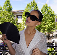 Inde Navarrette attended the exclusive Dior Fashion Show during Paris Couture Week at the Musée Rodin Paris