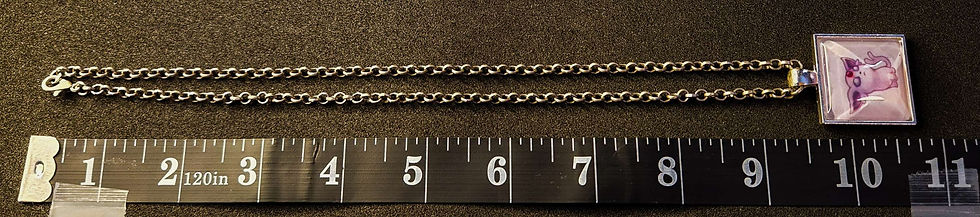 Thumbnail: Purple pendant necklace 