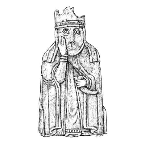 Lewis chessmen - queen.webp
