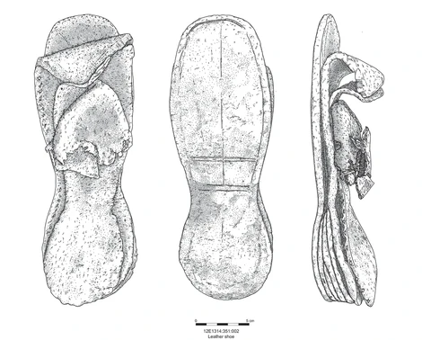 Illustrated leather shoes by Sara Nylund