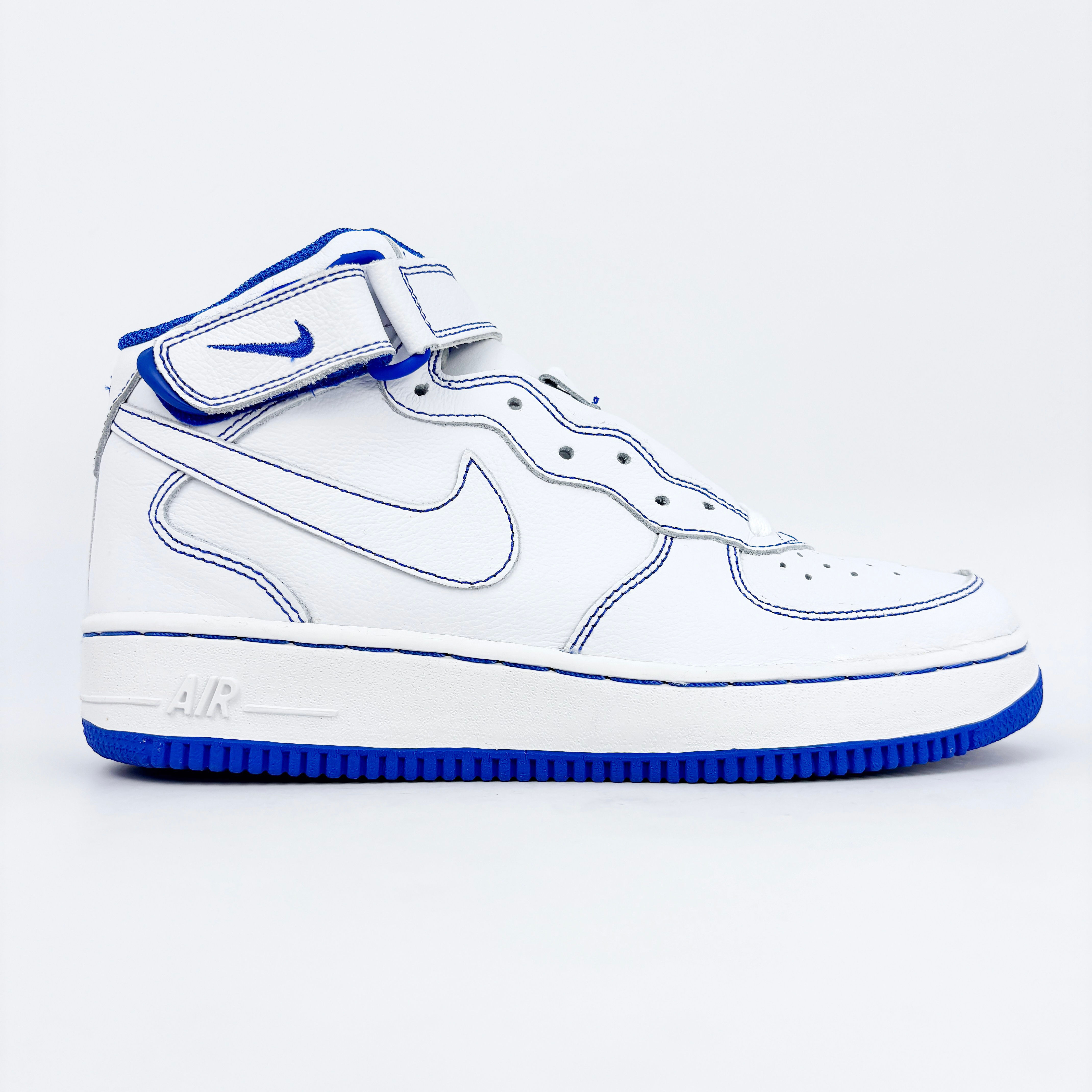 2002 Nike Air Force 1 Mid White Royal 