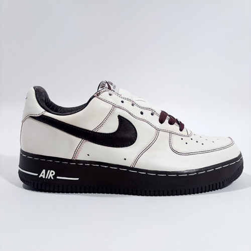 2004 Nike Air Force 1 Low Premium Sail Baroque Brown  display picture 1