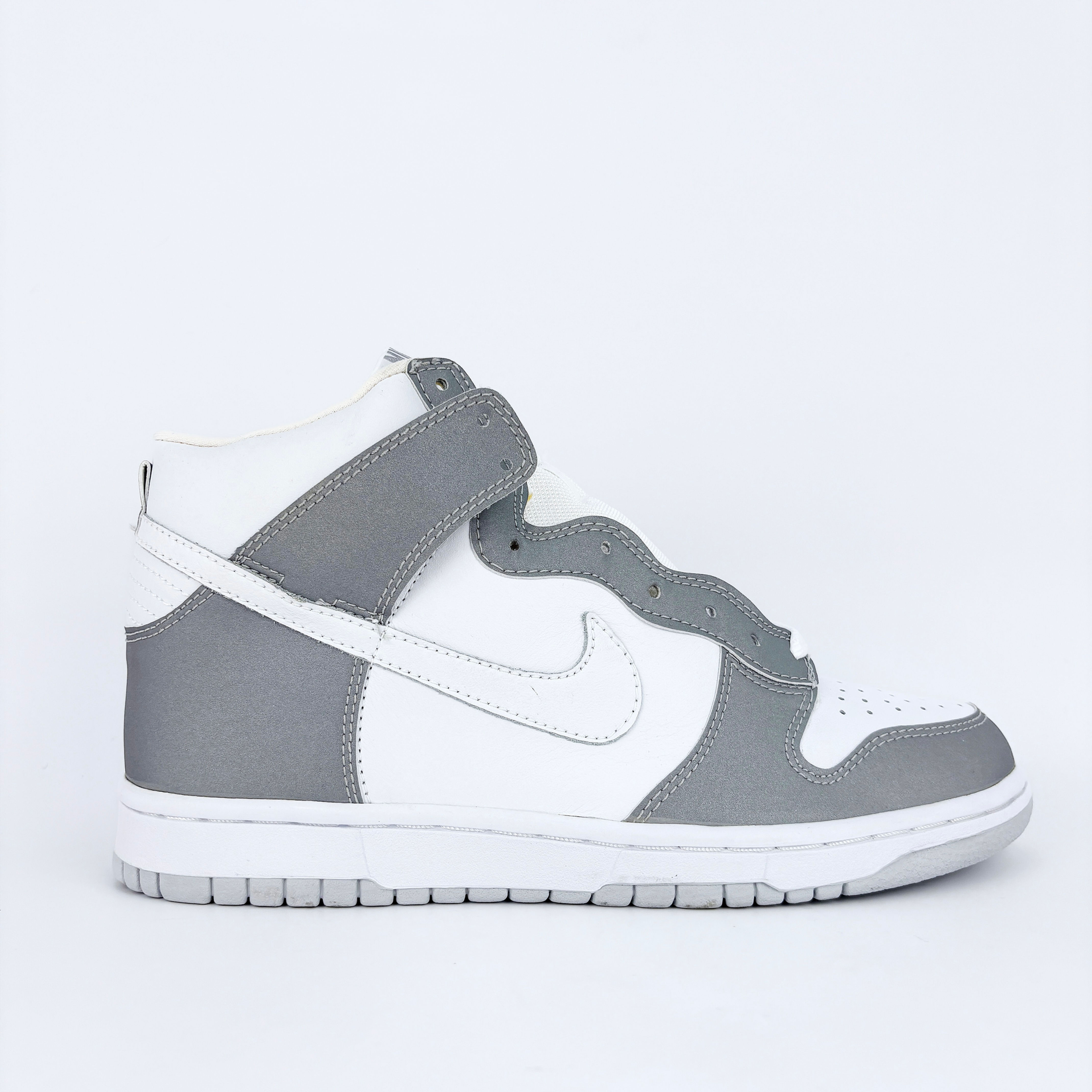 2002 Nike Dunk High 3M Silver 