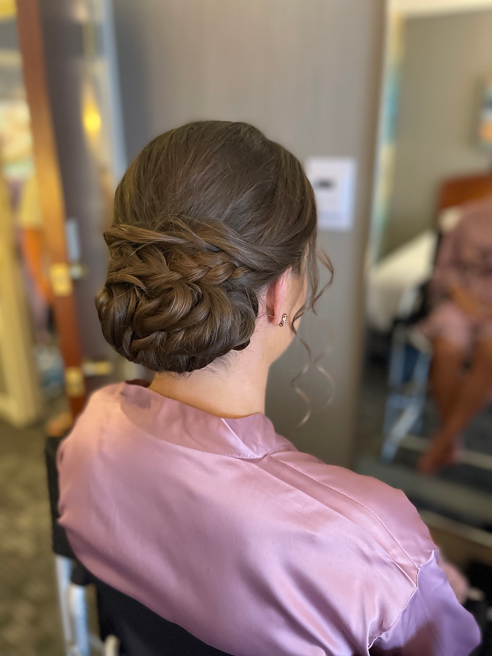 Braided Wedding Updo
