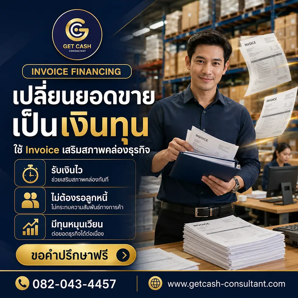 ใช้ Invoice ยื่นกู้