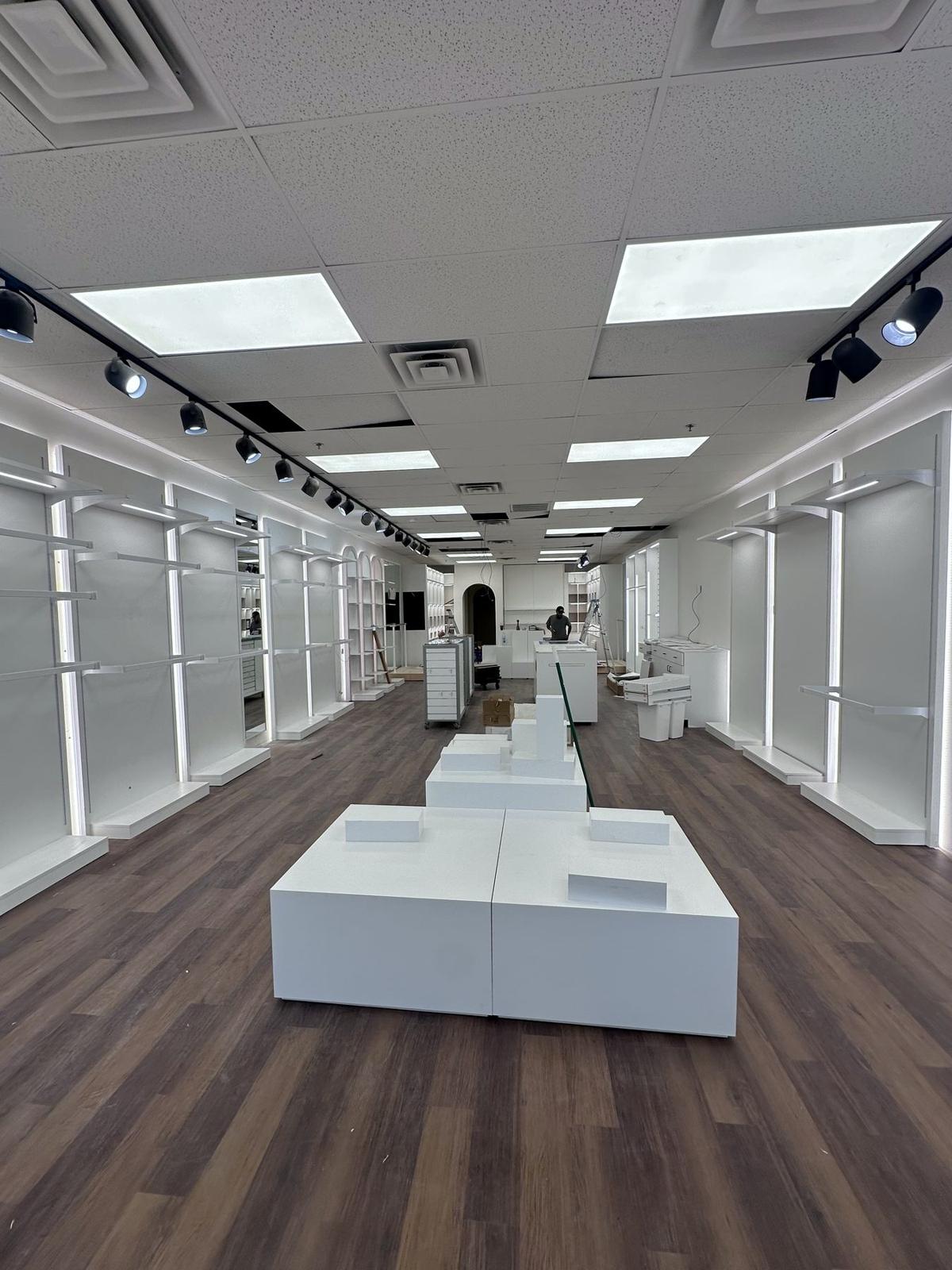 Bloch dance wear store interior, retail tenant improvement, Las Vegas