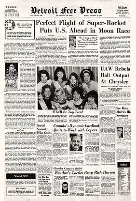 jimi hendrix archives press /Detroit Free Press Nov,10 1967