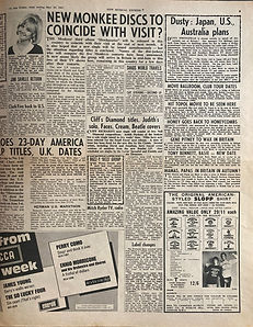 jimi hendrix collector RP/ new musical express may 20, 1967