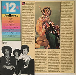 jimi hendrix vinyls LP / reader's digest 1979