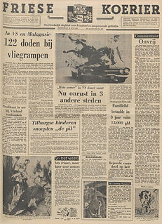 jimi hendrix collector newspapers 1967 / friese koerier july 20, 1967