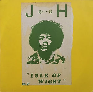 jimi hendrix bootlegs vinyls 1970 / j-h isle of wight vol. 2