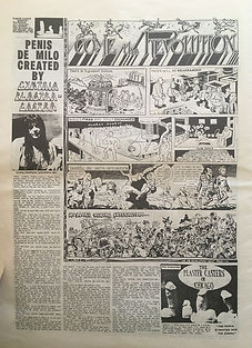 jimi hendrix collector newspaper/ reak out real free press 1970