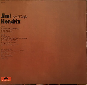 jimi hendrix album vinyl LP/isle of wight 1971 germany