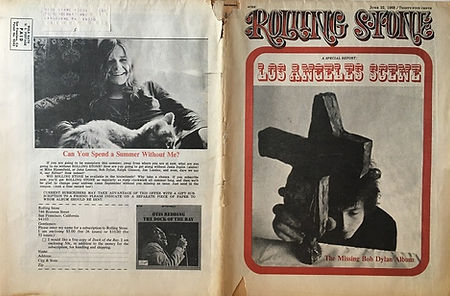 jimi hendix newspaper/rolling stone /june 22 1968