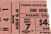 TICKET September 7 1968