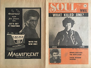 jimi hendrix newspapers 1970 / soul november 2, 1970 / what killed jimi ? poster