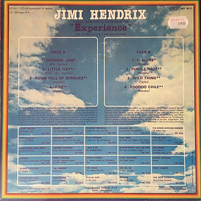 jimi hendrix vinyls album /experience : vogue france 1979 limited color edition