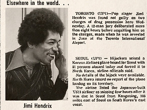 Delta Democrat Times Dec 11-1969 / jimi hendrix collection newspaper