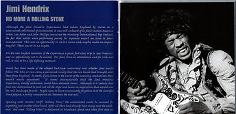 jimi henrix collector bootlegs cd/no more a rolling stone/booklet