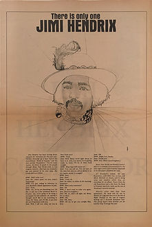 jimi hendrix memorabilia 1970 / program july 1970 new york pop