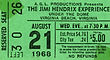 TICKET AUG. 21, 1968