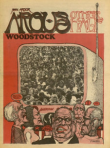 jimi hendrix newspapers 1969/new arbor argus spetember 17/october 2 1969