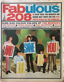 jimi hendrix rotily newspapers collector/fabulous 208  5/8/67