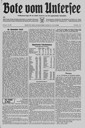 Bote vom Untersee May 21, 1968/ AD travel & ticket concert