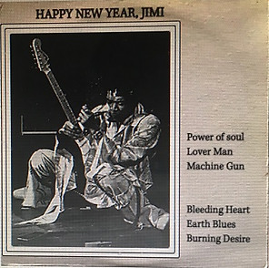 jimi hendrix vinyls bootlegs/ acetate : happy new year, jimi
