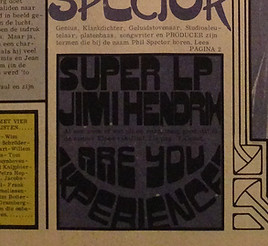 jimi hendrix newspaper 1967 / hit week