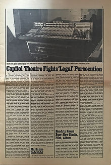jimi hendrix newspapers 1970 / rock : october 11 1970