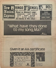 jimi hendrix newspapers: new musical express September 26, 1970