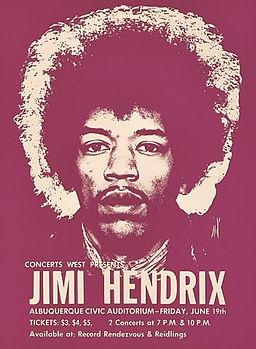 handbill  june 19,1970 /albuquerque/ collector memoabil