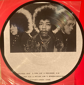 jimi hendrix bootlegs vinyl album picture disc /live in ottaway 3/19/68