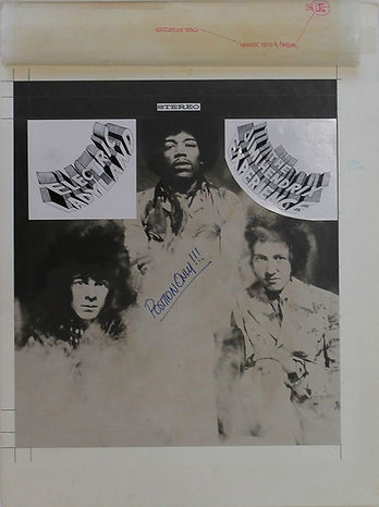 jimi hendrix memorabilia 1968 / unreleased altermate "electric ladyland"