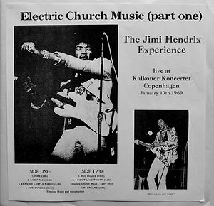 jimi hendrix bootleg vinyl lp album/electric church music
