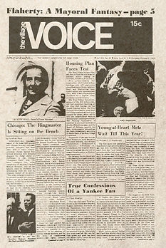 newspapers THE VILLAGE VOICE October. 2, 1969